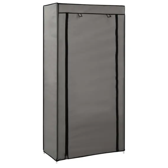 Tylko dziś Szafka na buty z osłoną, szara, 58x28x106 cm, tkanina Lumarko! - Hurtownia wielobranżowa Lumarko