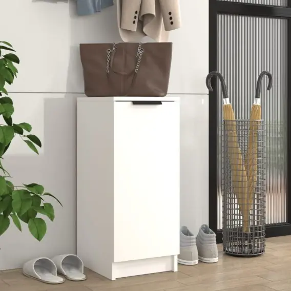 Szafka na buty, biała, 30x35x70 cm, materiał drewnopochodny Lumarko! - Hurtownia wielobranżowa Lumarko Bestseller