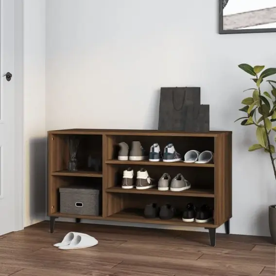 Popularny Szafka na buty, brązowy dąb, 102x36x60 cm Lumarko! - Hurtownia wielobranżowa Lumarko