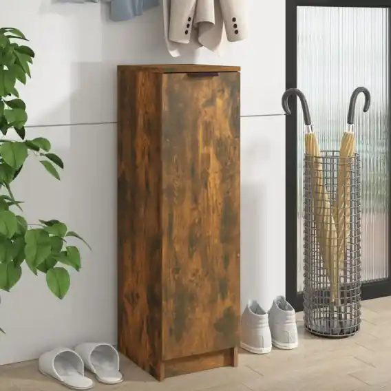 Tani Szafka na buty, przydymiony dąb, 30x35x100 cm Lumarko! - Hurtownia wielobranżowa Lumarko