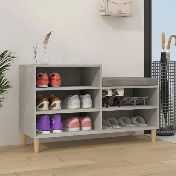 Bestseller Szafka na buty, szarość betonu, 102x36x60 cm Lumarko! - Hurtownia wielobranżowa Lumarko