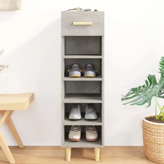 Sprawdź teraz Szafka na buty, szarość betonu, 30x35x105 cm Lumarko! - Hurtownia wielobranżowa Lumarko