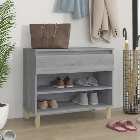 Szafka na buty, szary dąb sonoma, 70x36x60 cm Lumarko! - Hurtownia wielobranżowa Lumarko Promocja