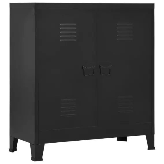 Szybka dostawa Szafka na dokumenty, industrialna, czarna, 90x40x100 cm, stal Lumarko! - Hurtownia wielobranżowa Lumarko