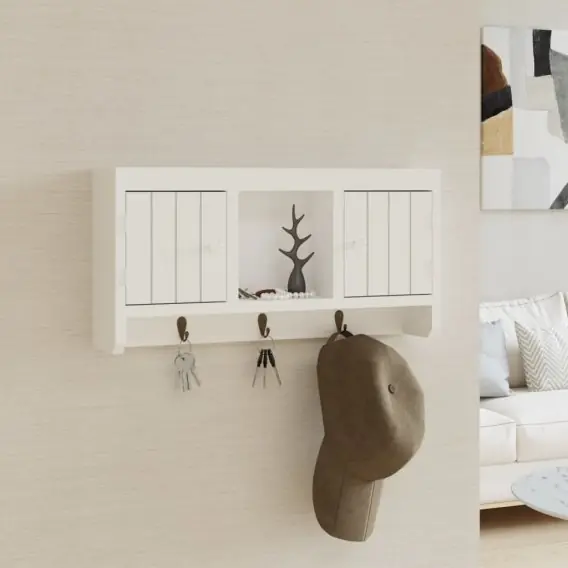 Nowy Szafka na klucze, biała, 40x8,5x20 cm Lumarko! - Hurtownia wielobranżowa Lumarko