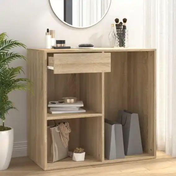 Szafka na kosmetyki, dąb sonoma, 80x40x75 cm Lumarko! - Hurtownia wielobranżowa Lumarko Rabat