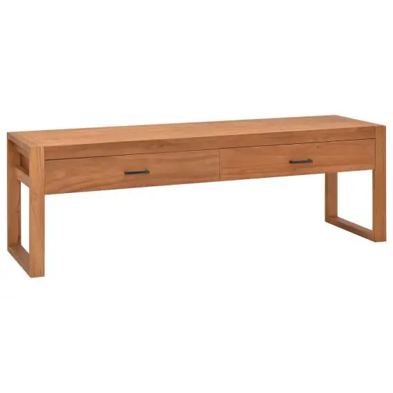Szafka pod telewizor, 140x40x45 cm, drewno tekowe z odzysku Lumarko! - Hurtownia wielobranżowa Lumarko Nowość