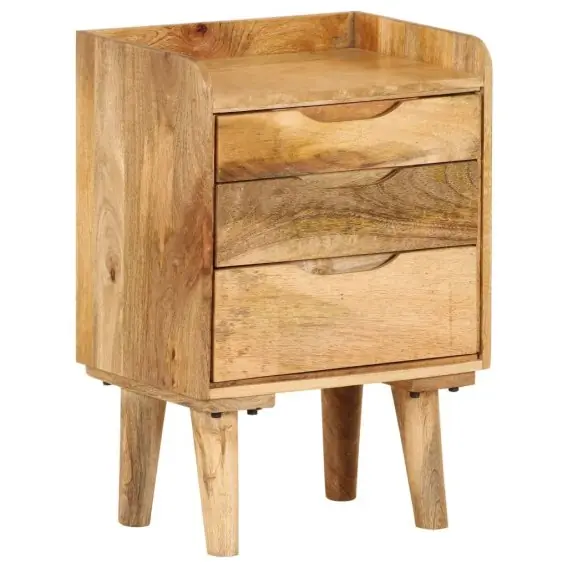 Zniżka Szafka nocna, lite drewno mango, 40 x 30 x 59,5 cm Lumarko! - Hurtownia wielobranżowa Lumarko