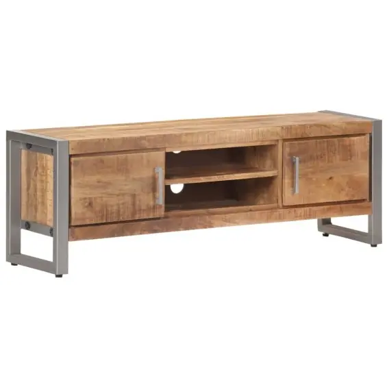 Ostatnia szansa Szafka pod TV, 120x30x40 cm, surowe drewno mango Lumarko! - Hurtownia wielobranżowa Lumarko