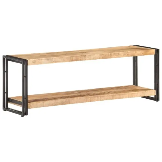 Promocja Szafka pod TV, 120x30x40 cm, surowe drewno mango Lumarko! - Hurtownia wielobranżowa Lumarko