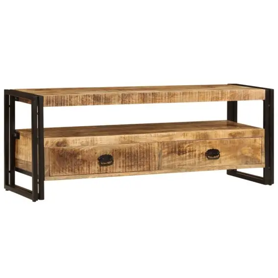 Zamów teraz Szafka pod TV, 120x35x45 cm, lite drewno mango Lumarko! - Hurtownia wielobranżowa Lumarko