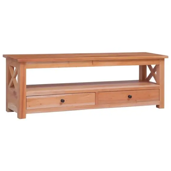 Szafka pod TV, 115x30x40 cm, lite drewno mahoniowe Lumarko! - Hurtownia wielobranżowa Lumarko Oferta czasowa