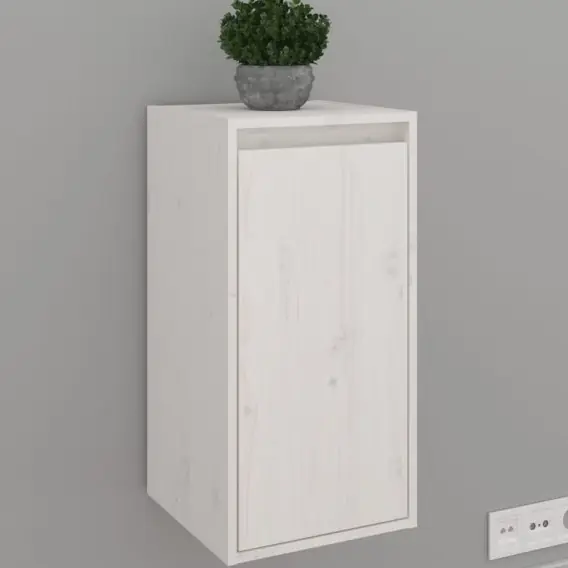 Szafka ścienna, biała, 30x30x60 cm, lite drewno sosnowe Lumarko! - Hurtownia wielobranżowa Lumarko Darmowy zwrot