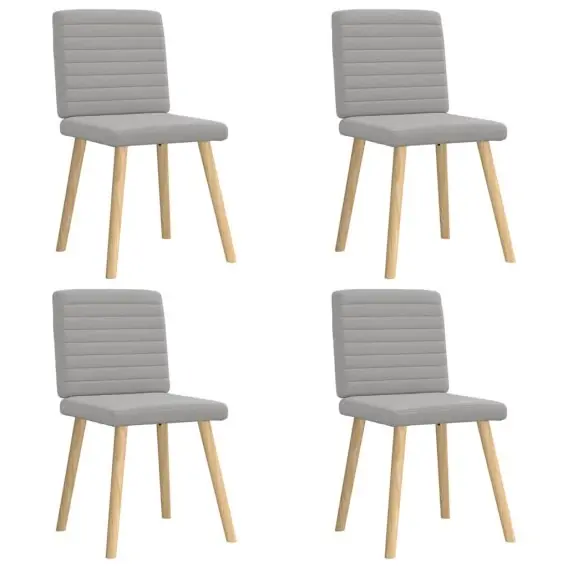 Oferta Krzesła do jadalni 4 szt. Tkanina Cloud Grey Lumarko! - Hurtownia wielobranżowa Lumarko