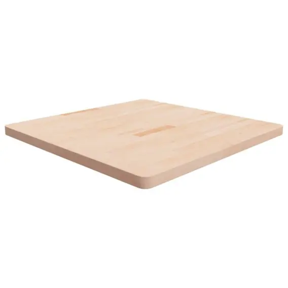 Kwadratowy blat do stolika, 90x90x4 cm, surowe drewno dębowe Lumarko! - Hurtownia wielobranżowa Lumarko Taniej