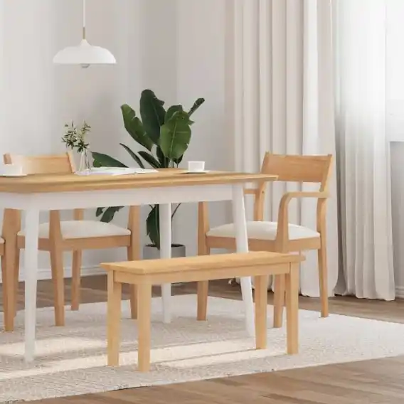 Tylko do końca tygodnia Ławka 90 cm Drewno lite Guma Lumarko! - Hurtownia wielobranżowa Lumarko