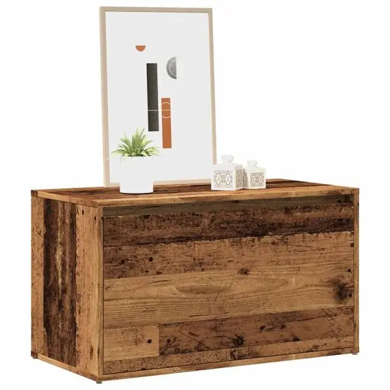 Ławka do holu 80x40x45 cm Stare drewno Drewno klejone Lumarko! - Hurtownia wielobranżowa Lumarko Do wyczerpania zapasów