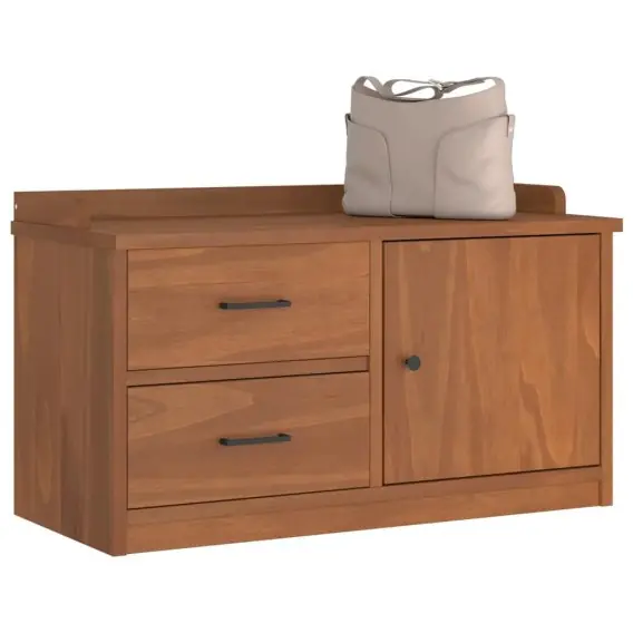 Ławka do przedpokoju "SANDNES" 87x40x50 cm lite drewno sosnowe Lumarko! - Hurtownia wielobranżowa Lumarko Niska cena