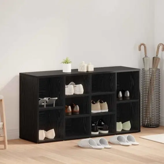 Ławka na buty z półką Inny Czarny dąb Materiał drewnopochodny Lumarko! - Hurtownia wielobranżowa Lumarko Nie przegap