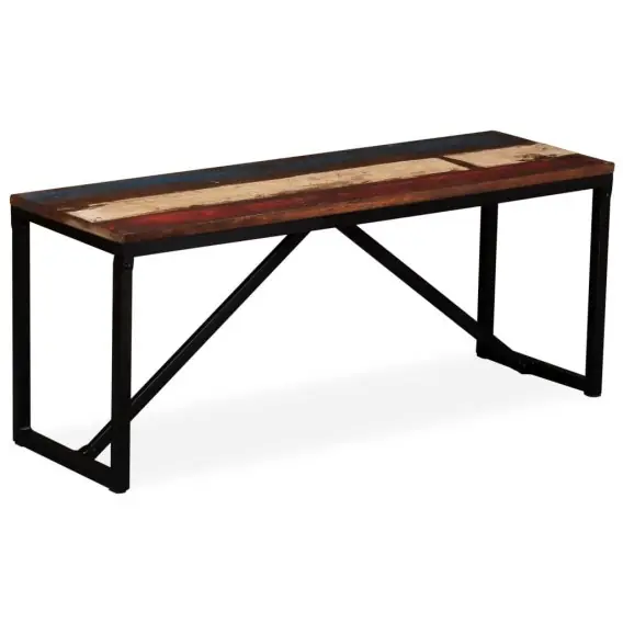 Ograniczona ilość Ławka z drewna odzyskanego, 110x35x45 cm Lumarko! - Hurtownia wielobranżowa Lumarko