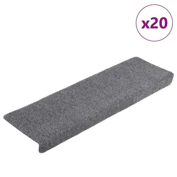 Maty na schody samoprzylepne 20 szt. Jasnoszary 65x21x4 cm Lumarko! Lumarko! - Hurtownia wielobranżowa Lumarko Oferta limitowana
