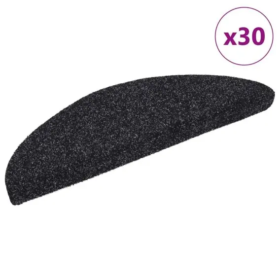 Maty na schody samoprzylepne 30 szt. Czarne 56x17x3 cm Lumarko! - Hurtownia wielobranżowa Lumarko Cena promocyjna