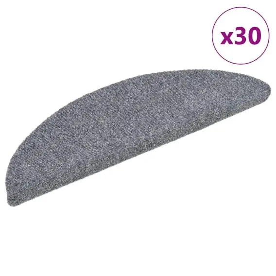 Maty na schody samoprzylepne 30 szt. Jasnoszary 56x17x3 cm Lumarko! Lumarko! - Hurtownia wielobranżowa Lumarko Wyprzedaż