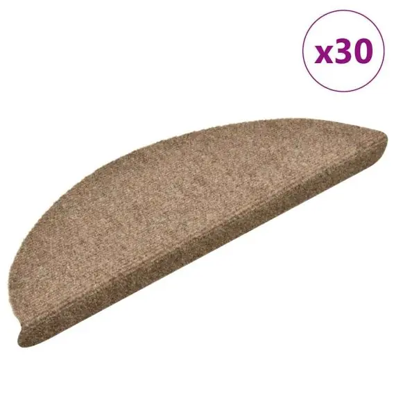 Premium Maty na schody samoprzylepne 30 szt. Kremowe 56x17x3 cm Lumarko! - Hurtownia wielobranżowa Lumarko