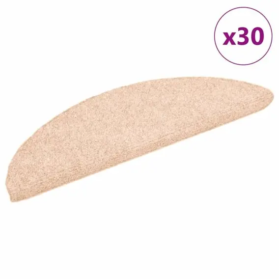 Maty na schody samoprzylepne 30 szt. Kremowe 56x17x3 cm Lumarko! - Hurtownia wielobranżowa Lumarko Premium