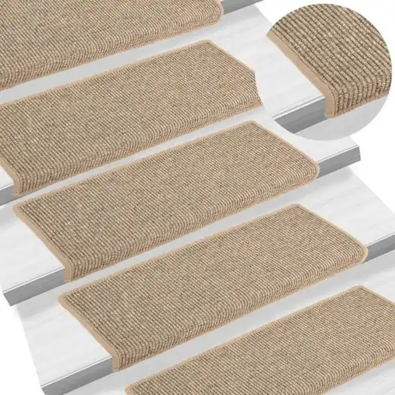 Ostatnia szansa Maty na schody 15 szt. 65x21x4 cm Ciemnobeżowe, prostokątne krawędzie Lumarko! - Hurtownia wielobranżowa Lumarko
