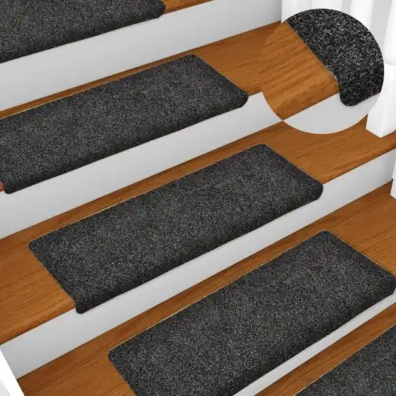 Nakładki na schody, 10 szt., szare, 65x21x4 cm Lumarko! - Hurtownia wielobranżowa Lumarko Obniżka ceny