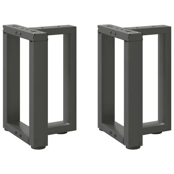 Nogi do stolika kawowego, 2 pcs., antracyt, 28x25x(42-43)cm Lumarko! - Hurtownia wielobranżowa Lumarko Hit cenowy