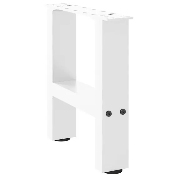 Okazja Nogi do stolika kawowego, białe, 2 szt., 30x(30-31) cm, stal Lumarko! - Hurtownia wielobranżowa Lumarko