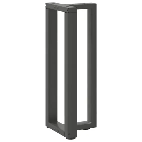 Oferta limitowana Nogi do stołu konsolowego, 2 pcs., antracyt, 20x28x(72-73) cm Lumarko! - Hurtownia wielobranżowa Lumarko