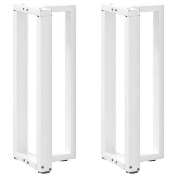 Nogi do stołu konsolowego, 2 pcs., białe, 38x25x(72-73) cm Lumarko! Lumarko! - Hurtownia wielobranżowa Lumarko Obniżka ceny