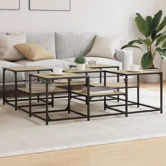 Stolik kawowy, kolor dąb sonoma, 121x121x40 cm Lumarko! - Hurtownia wielobranżowa Lumarko Oferta