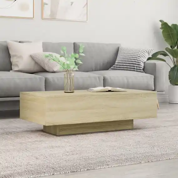 Bezpieczna płatność Stolik kawowy, dąb sonoma, 100x49,5x31 cm Lumarko! - Hurtownia wielobranżowa Lumarko