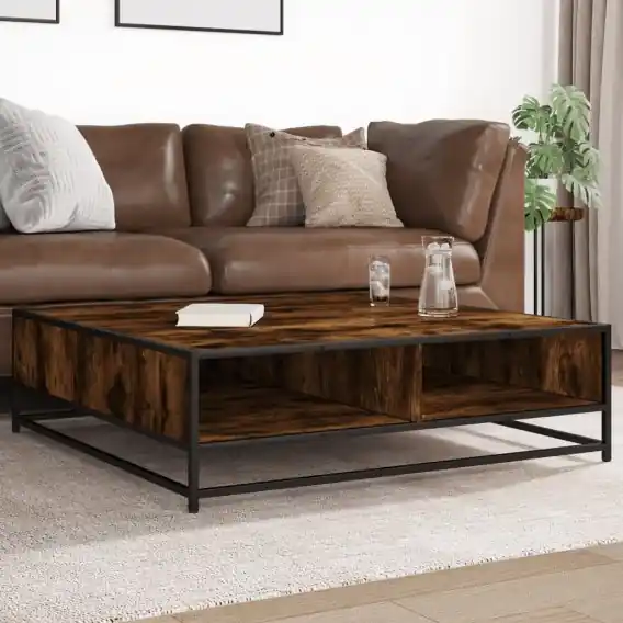 Bestseller Stolik kawowy, przydymiony dąb, 100x100x30 cm Lumarko! - Hurtownia wielobranżowa Lumarko