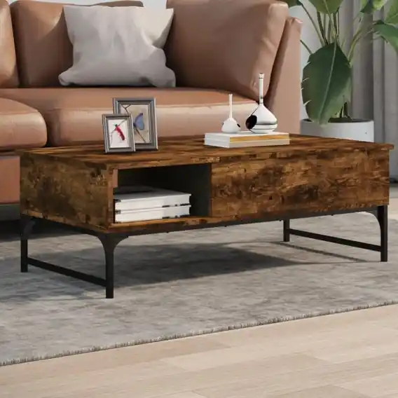 Hit cenowy Stolik kawowy, przydymiony dąb, 100x50x35 cm Lumarko! - Hurtownia wielobranżowa Lumarko