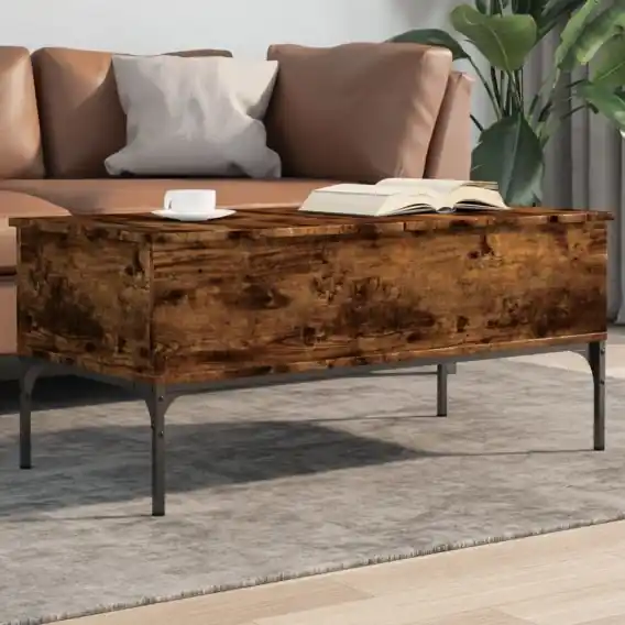 Stolik kawowy, przydymiony dąb, 100x50x45 cm Lumarko! - Hurtownia wielobranżowa Lumarko Super okazja
