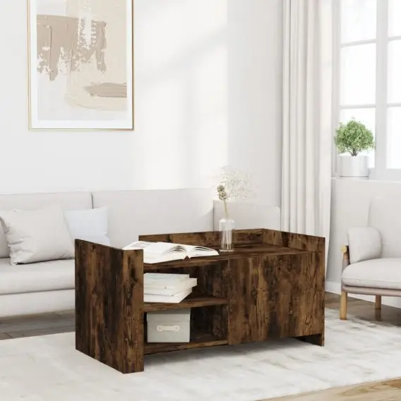 Stolik kawowy, przydymiony dąb, 100x50x50 cm Lumarko! - Hurtownia wielobranżowa Lumarko Dostępne od ręki