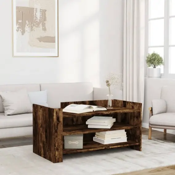 Taniej Stolik kawowy, przydymiony dąb, 100x50x50 cm Lumarko! - Hurtownia wielobranżowa Lumarko