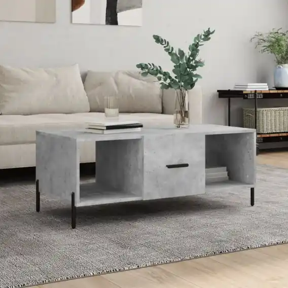 Zamów dziś Stolik kawowy, szarość betonu, 102x50x40 cm Lumarko! - Hurtownia wielobranżowa Lumarko