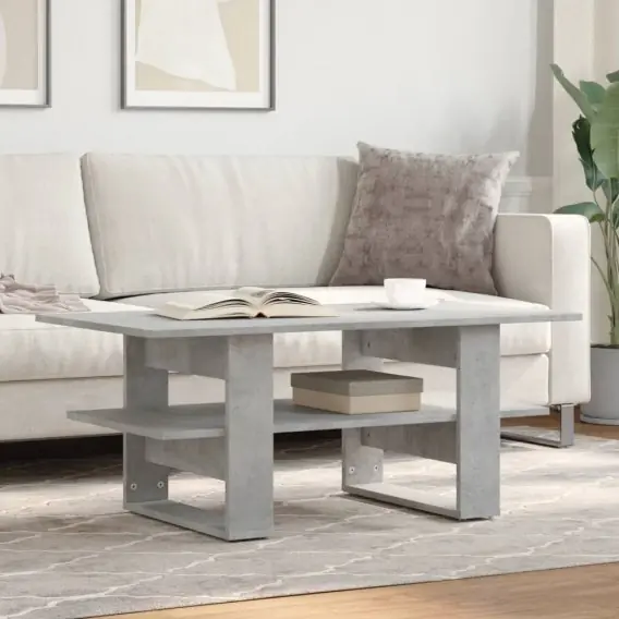 Popularny Stolik kawowy, szarość betonu, 102x55x42 cm Lumarko! - Hurtownia wielobranżowa Lumarko