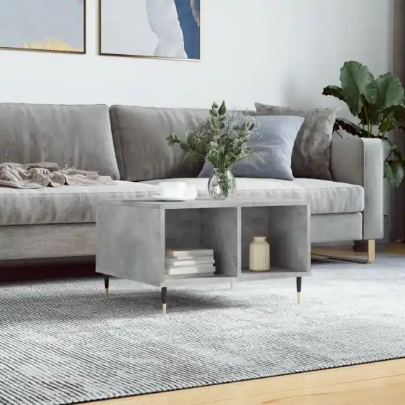 Stolik kawowy, szarość betonu, 60x50x36,5 cm Lumarko! - Hurtownia wielobranżowa Lumarko Super okazja