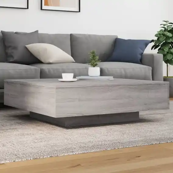 Taniej Stolik kawowy, szary dąb sonoma, 100x100x31 cm Lumarko! - Hurtownia wielobranżowa Lumarko