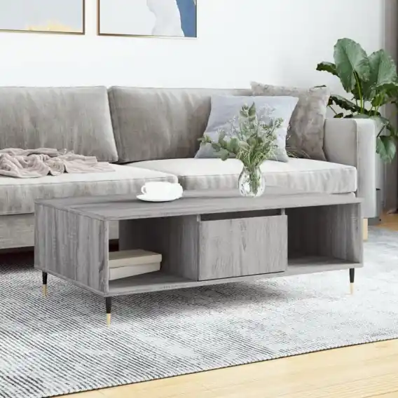 Nowość Stolik kawowy, szary dąb sonoma, 104x60x35 cm Lumarko! - Hurtownia wielobranżowa Lumarko