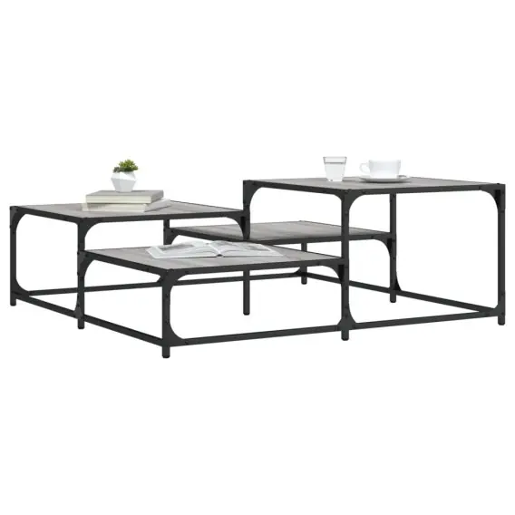 Oferta czasowa Stolik kawowy, szary dąb sonoma, 107x107x40 cm Lumarko! - Hurtownia wielobranżowa Lumarko