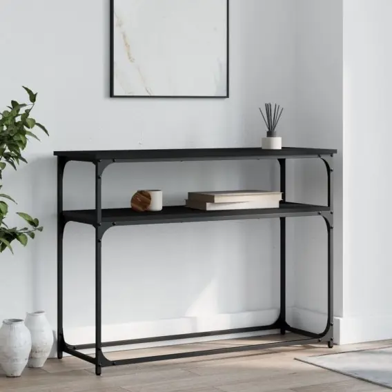 Stolik konsolowy, czarny, 100x35,5x75 cm Lumarko! - Hurtownia wielobranżowa Lumarko Obniżka ceny