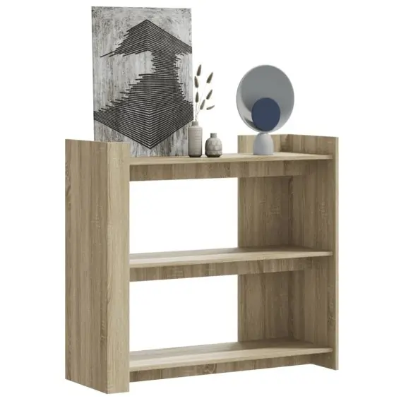 Stolik konsolowy, dąb sonoma, 100x35x90 cm - Hurtownia wielobranżowa Lumarko Hit cenowy